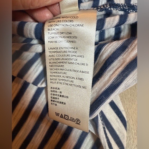 We The Free Striped Blue & White Halo Nautical  Tee, ladies size S 2 for $30 - Picture 8 of 11